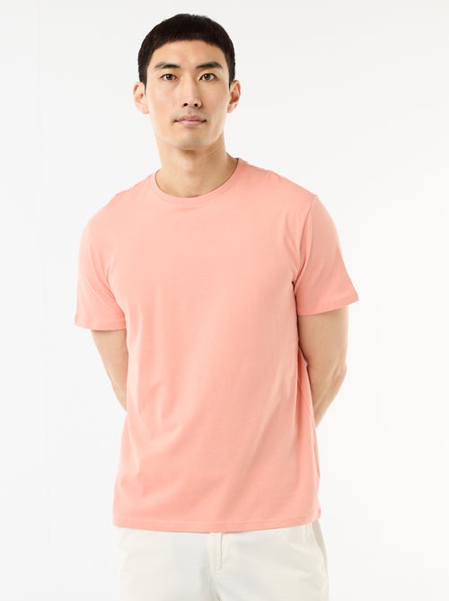 Recht T-shirt van effen jersey - Kiabi