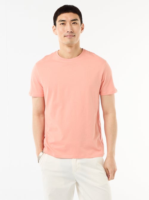 Recht T-shirt van effen jersey - Kiabi