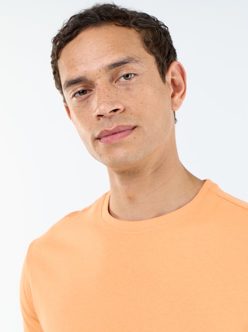 Recht T-shirt van effen jersey - Kiabi