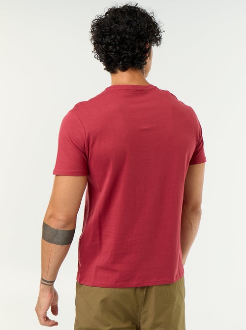 Recht T-shirt van effen jersey - Kiabi