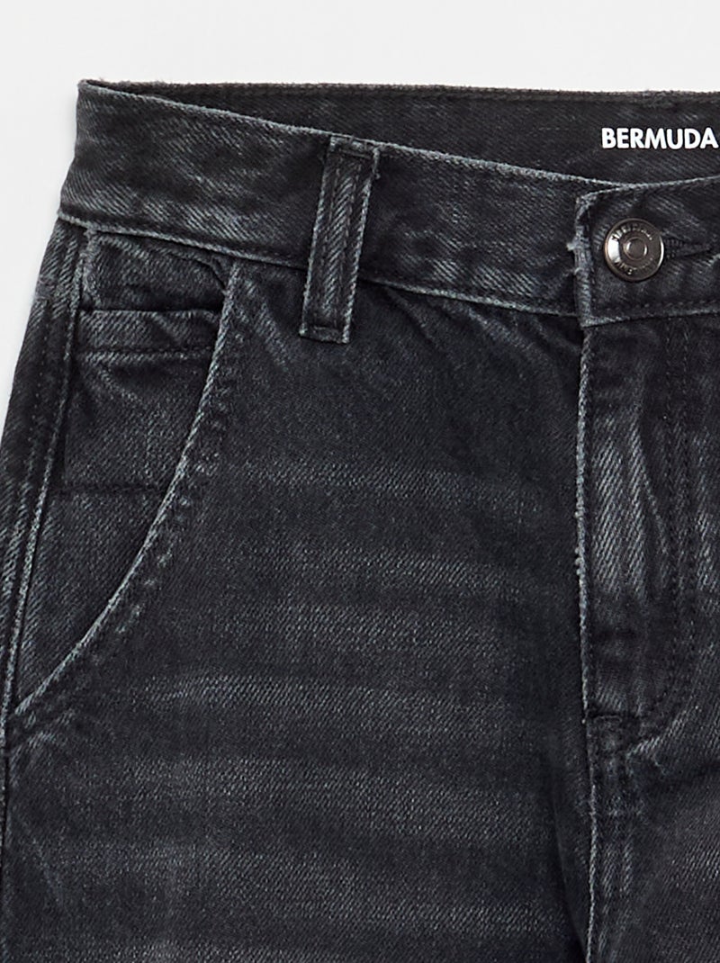 Rechte 5-pocket denim Zwart - Kiabi
