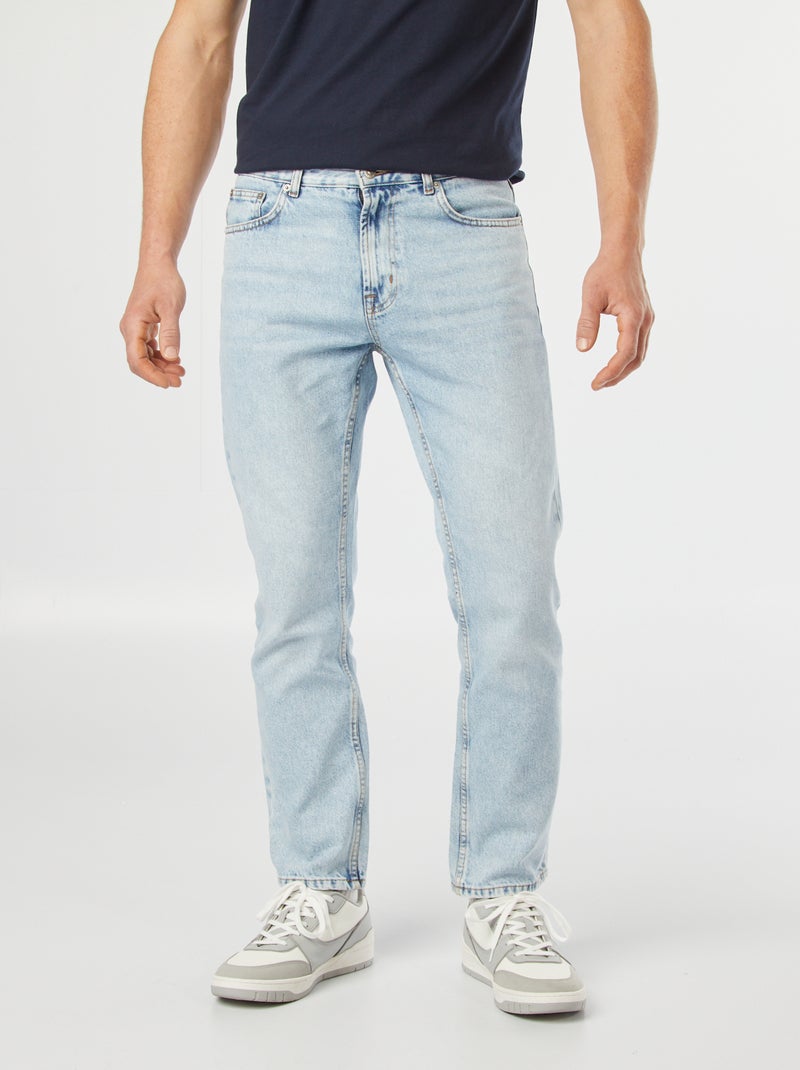 Rechte 5-pocketjeans - L30 BLAUW - Kiabi