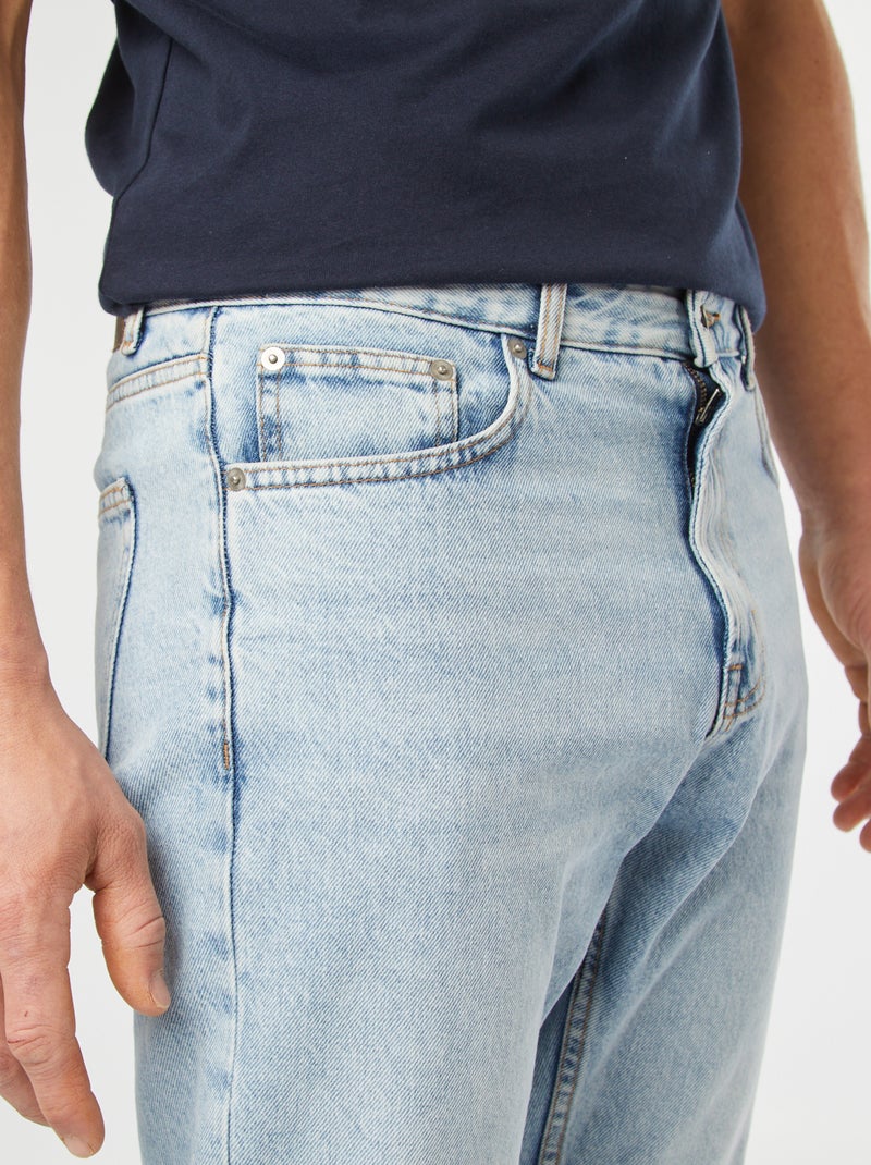 Rechte 5-pocketjeans - L30 BLAUW - Kiabi