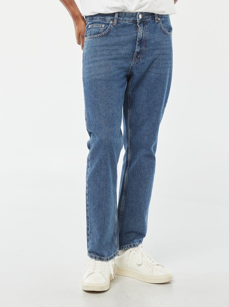Rechte 5-pocketjeans - L30 BLAUW - Kiabi