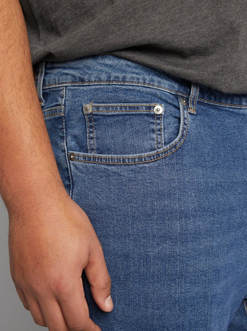 Rechte 5-pocketjeans - L30 BLAUW - Kiabi