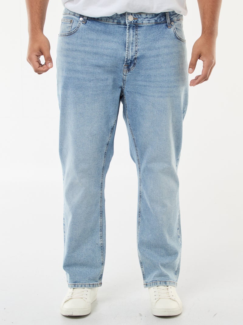 Rechte 5-pocketjeans - L30 BLAUW - Kiabi
