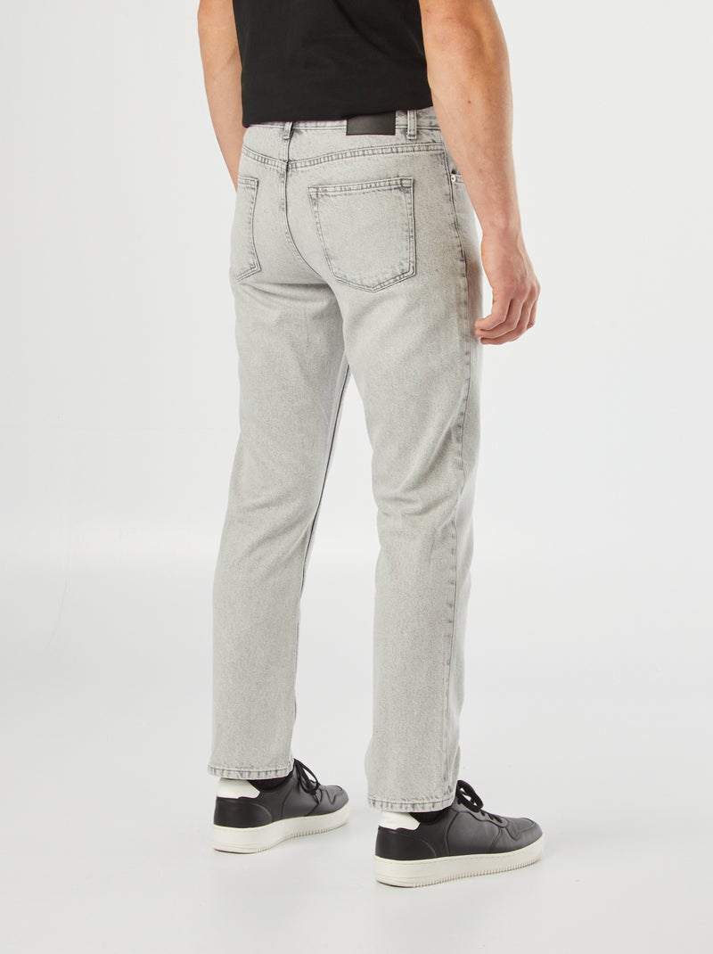 Rechte 5-pocketjeans - L30 GRIJS - Kiabi