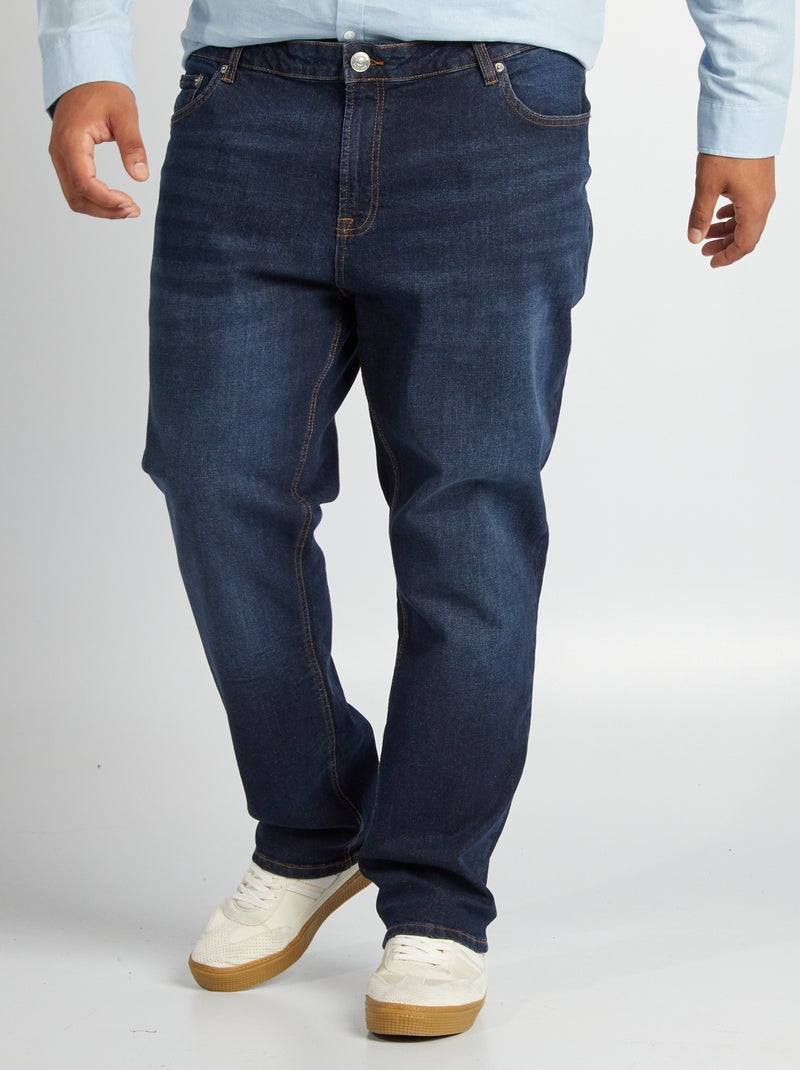 Rechte 5-pocketjeans - L32 BLAUW - Kiabi