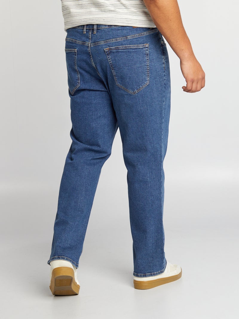 Rechte 5-pocketjeans - L32 BLAUW - Kiabi
