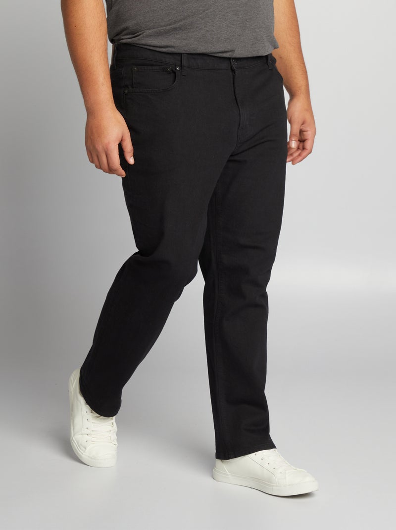 Rechte 5-pocketjeans - L32 ZWART - Kiabi