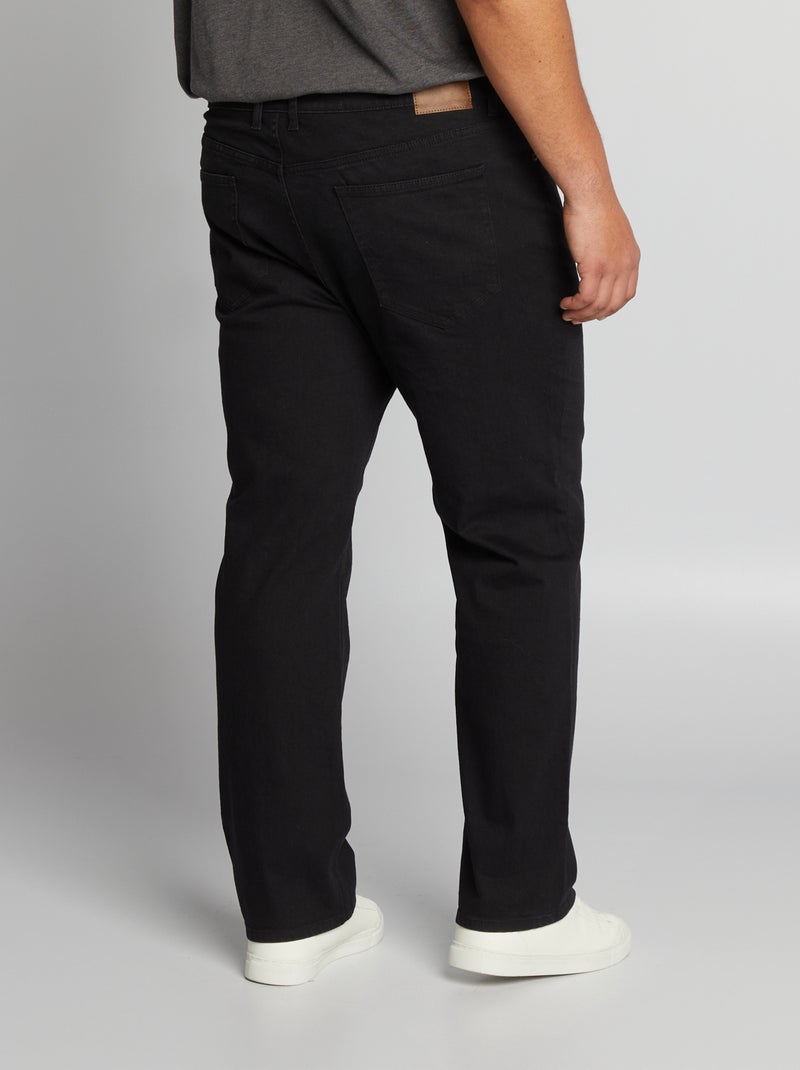 Rechte 5-pocketjeans - L32 ZWART - Kiabi