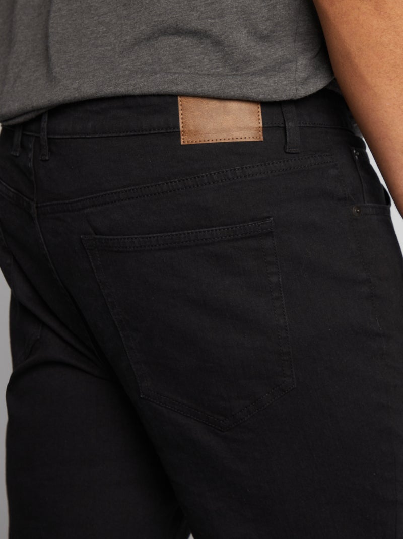 Rechte 5-pocketjeans - L32 ZWART - Kiabi