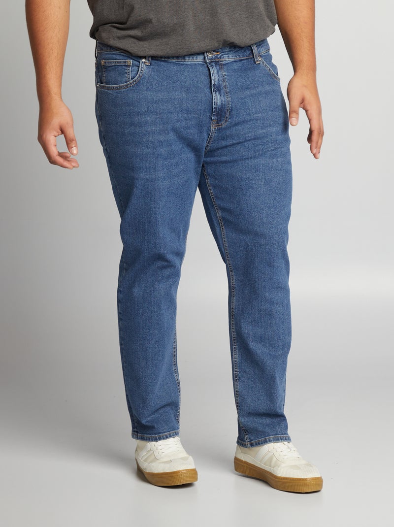 Rechte 5-pocketjeans - L34 BLAUW - Kiabi