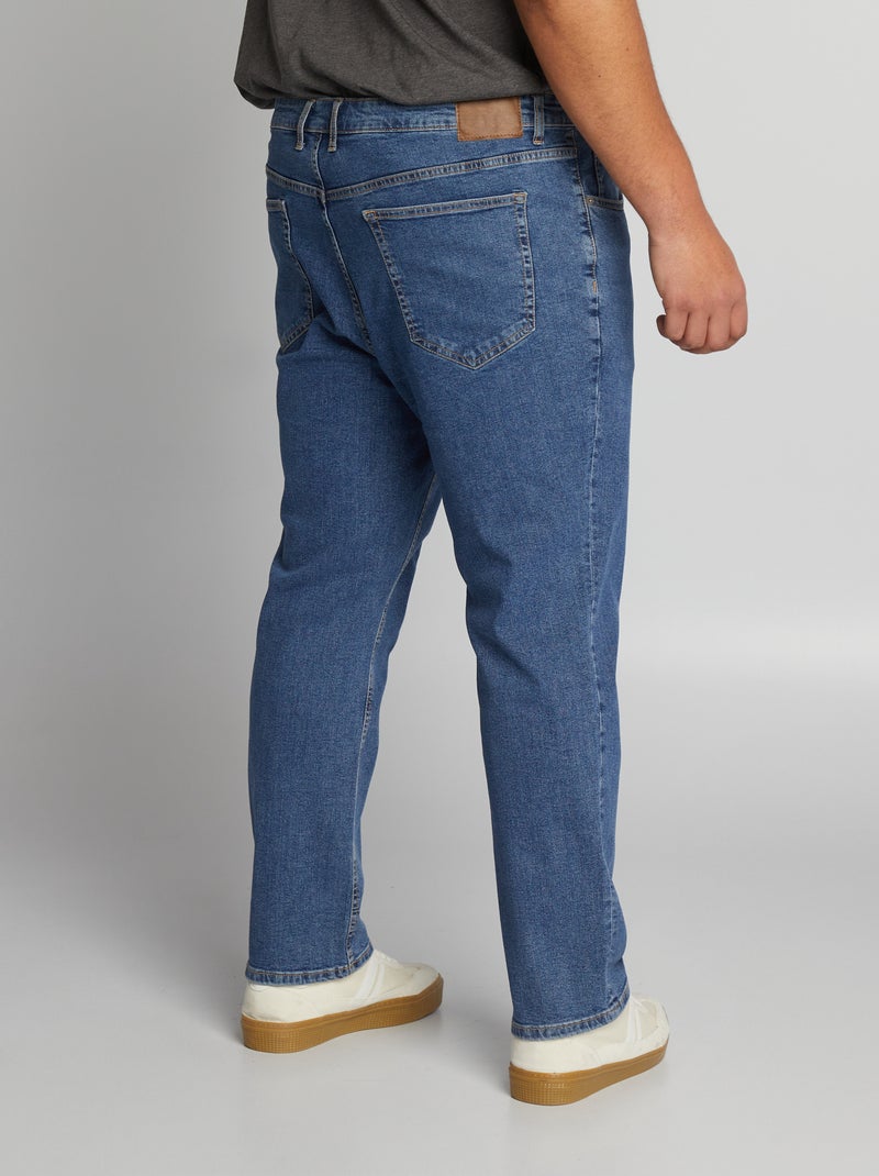 Rechte 5-pocketjeans - L34 BLAUW - Kiabi