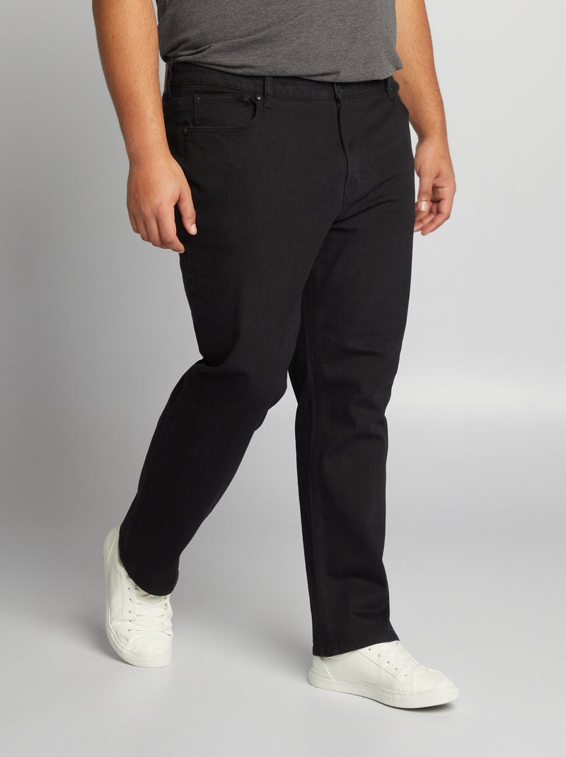 Rechte 5-pocketjeans - L34 ZWART - Kiabi