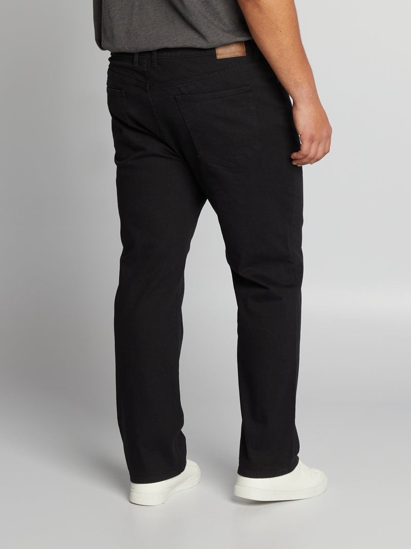 Rechte 5-pocketjeans - L34 ZWART - Kiabi