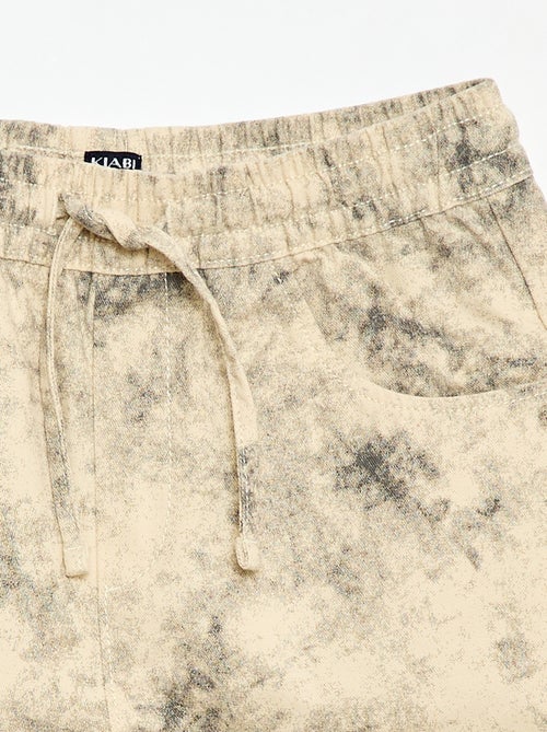 Rechte bermuda met elastische taille - Kiabi