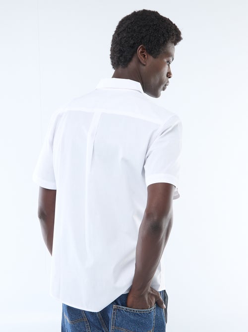 Rechte blouse met korte mouw - Kiabi