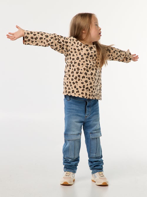 Rechte broek - gemakkelijk aan te trekken collectie - Kiabi