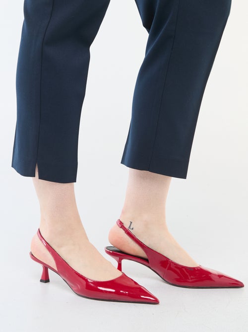 Rechte broek met hoge taille - Kiabi