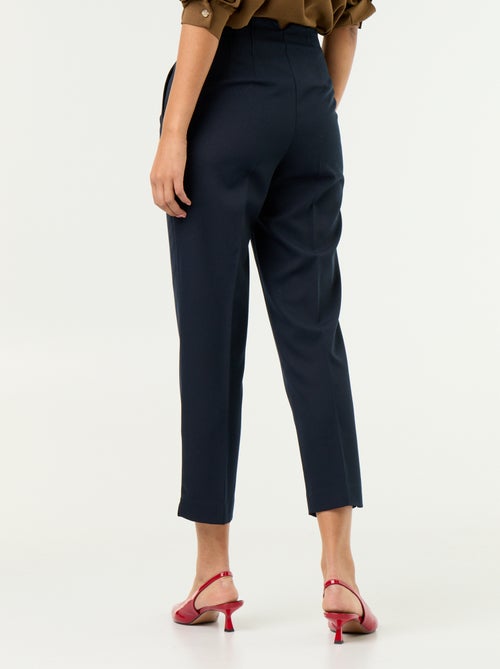 Rechte broek met hoge taille - Kiabi