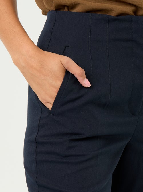 Rechte broek met hoge taille - Kiabi