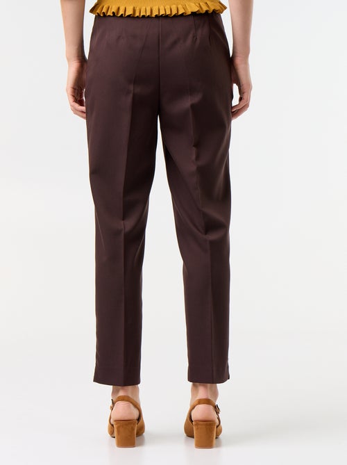 Rechte broek met hoge taille - Kiabi