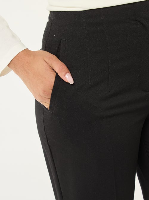 Rechte broek met hoge taille - Kiabi