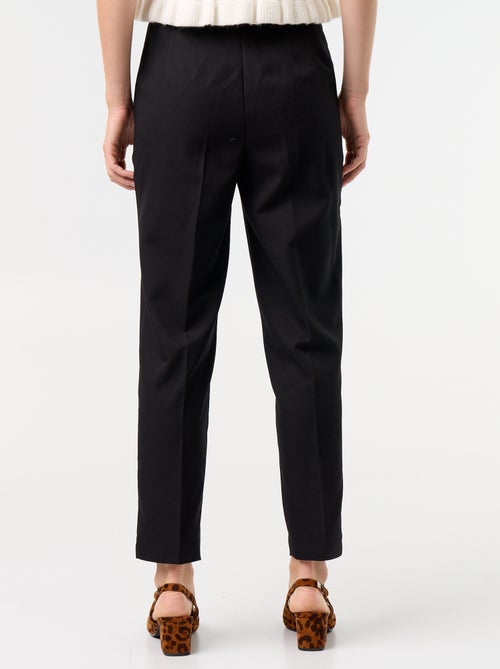 Rechte broek met hoge taille - Kiabi