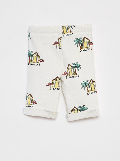 Rechte broek met print - Kiabi