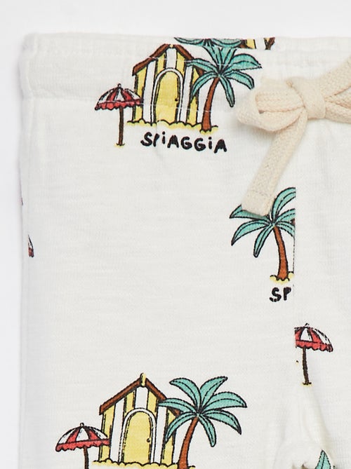 Rechte broek met print - Kiabi