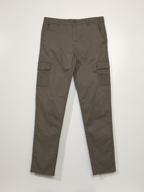 Rechte broek met zakken aan weerszijden +1m90 - L36 - Kiabi