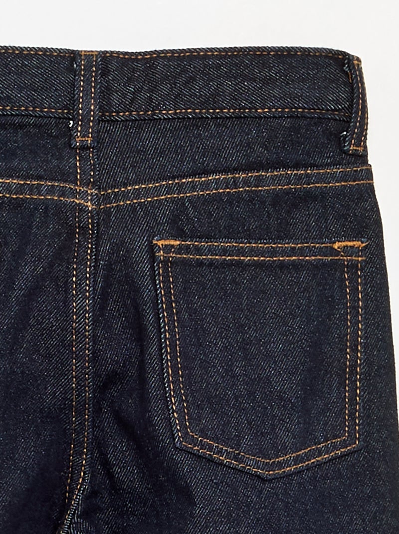 Rechte broek van denim Blauw - Kiabi