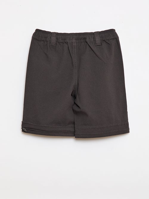 Rechte broek van effen katoen - Gemakkelijk aan te trekken collectie - Kiabi