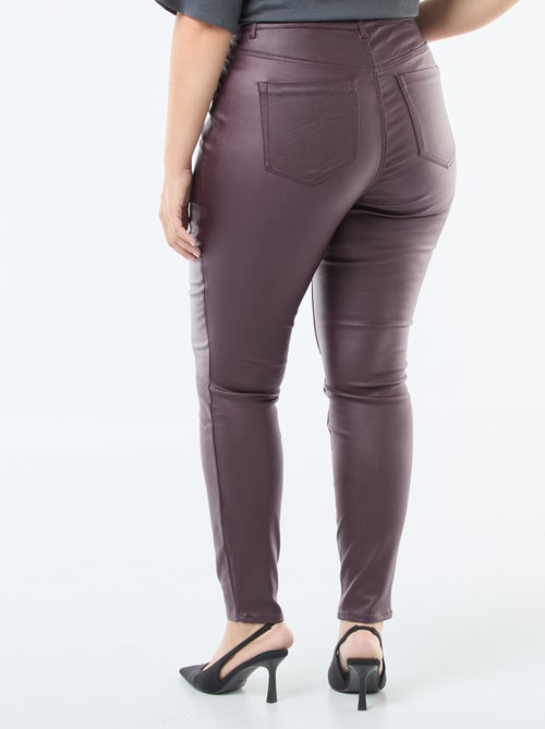 Rechte broek van satijnachtige stof - Kiabi