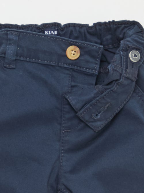 Rechte chino van stretchkatoen - Kiabi