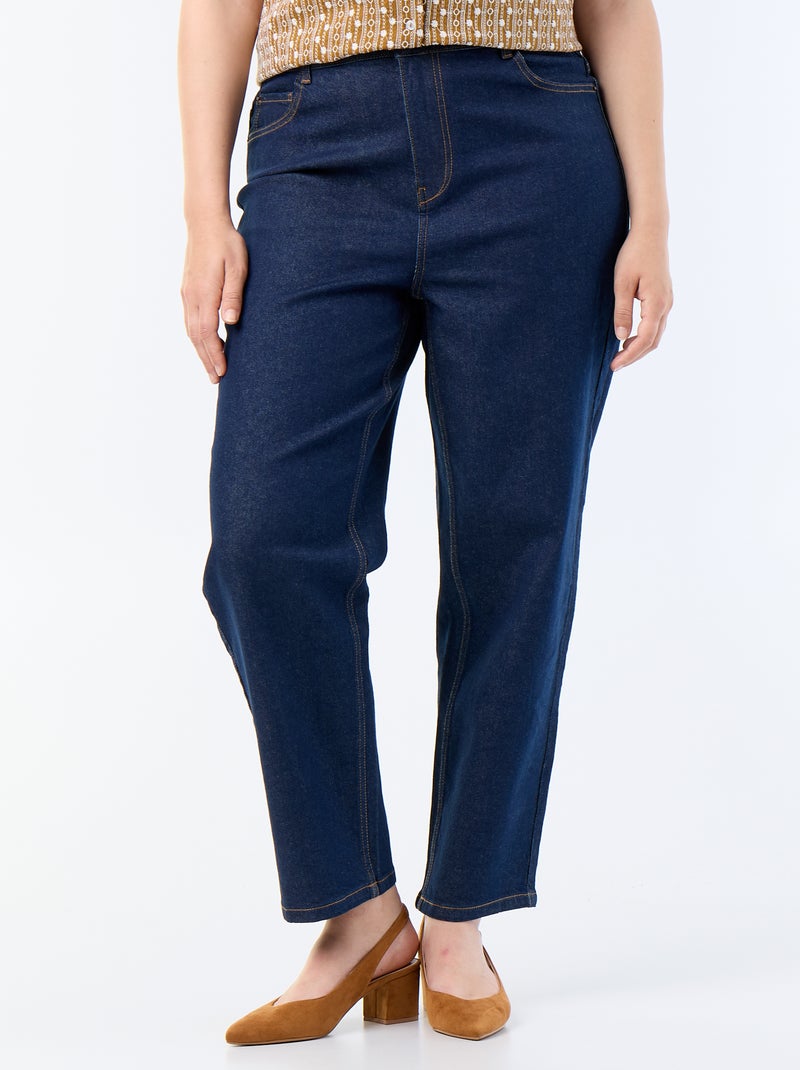 Rechte denim broek Blauw - Kiabi