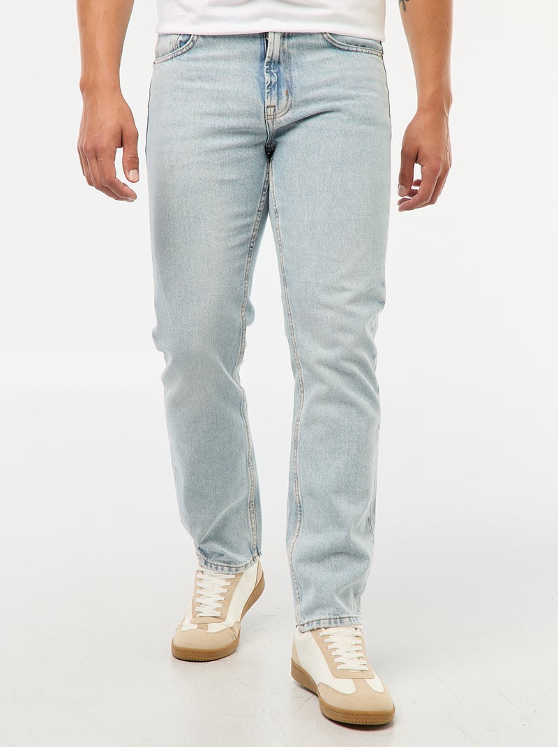 Rechte jeans - L32 BLAUW - Kiabi