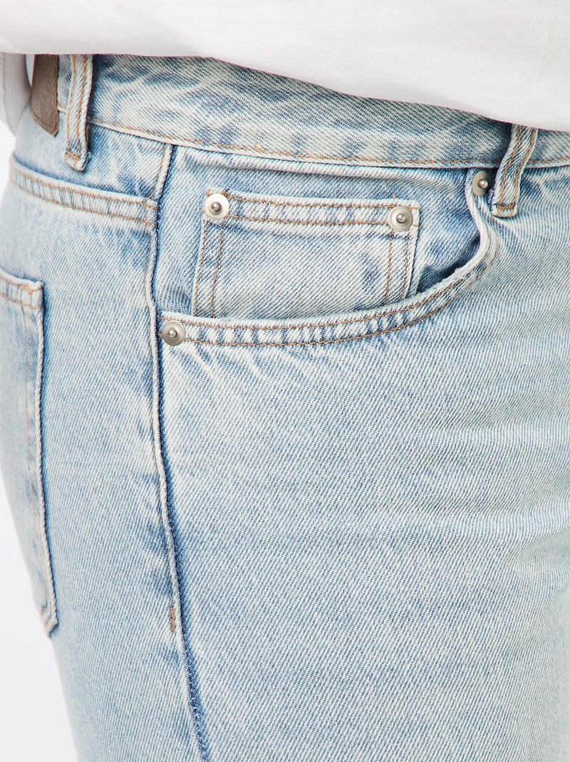 Rechte jeans - L32 BLAUW - Kiabi