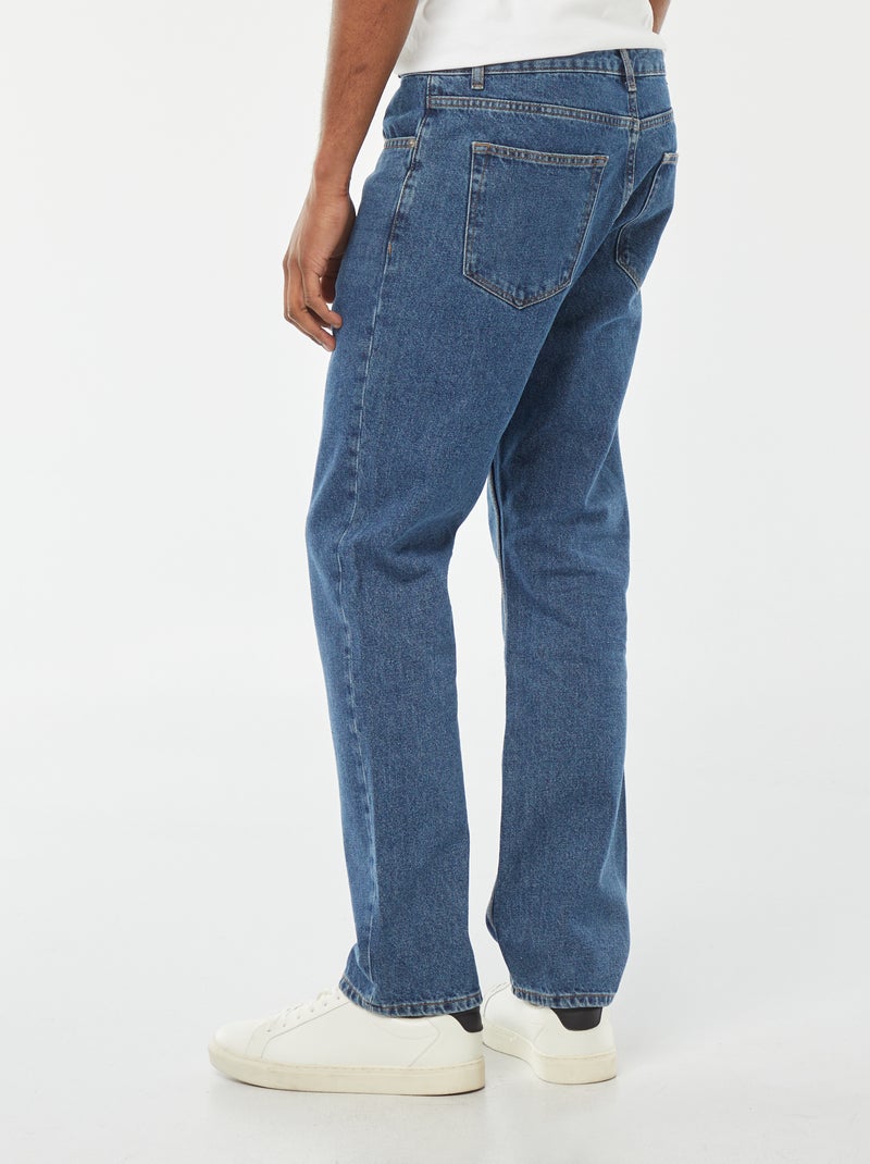 Rechte jeans - L32 BLAUW - Kiabi