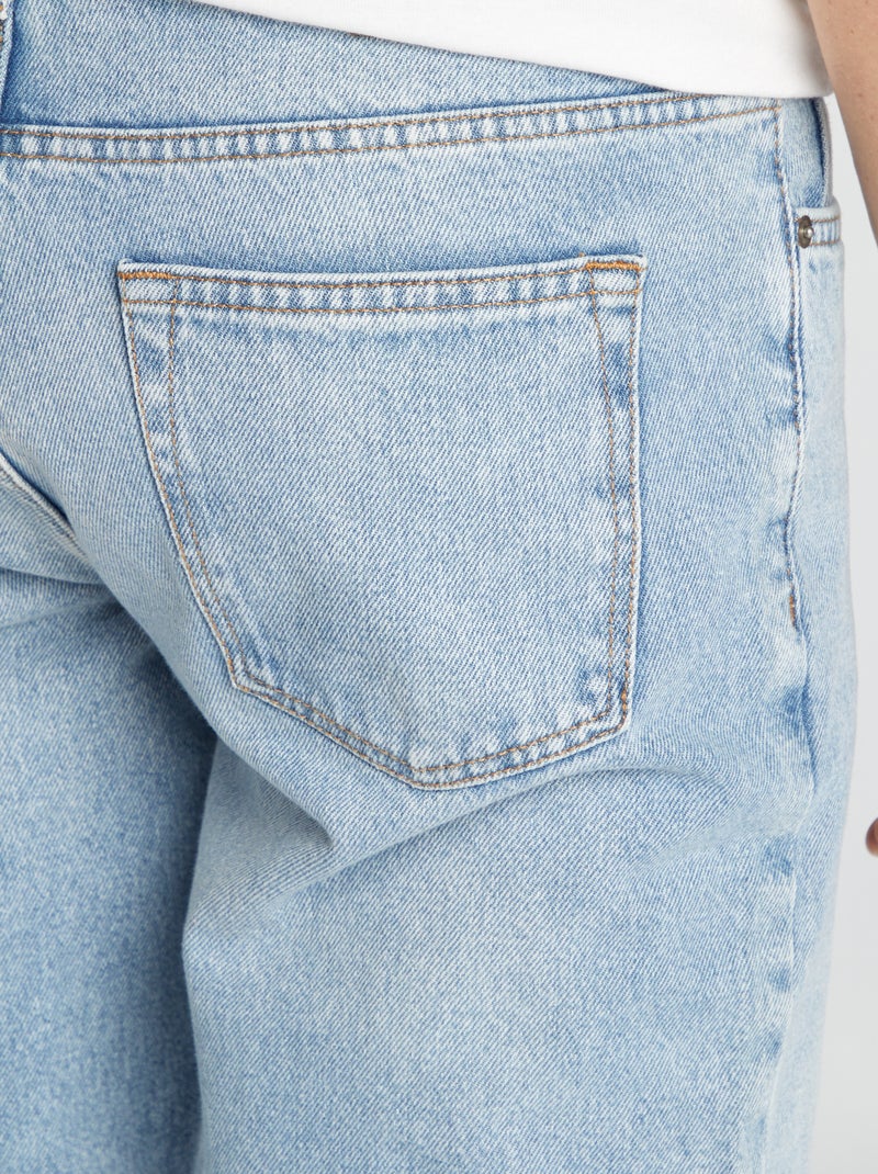 Rechte jeans - L32 BLAUW - Kiabi