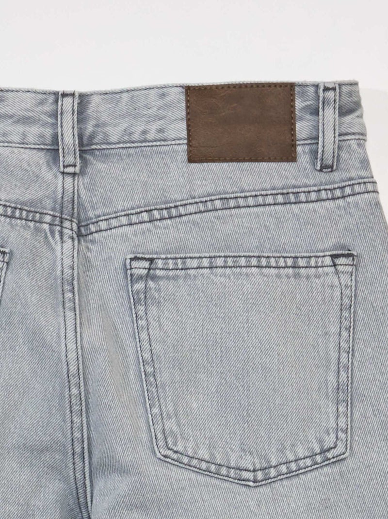 Rechte jeans - L32 GRIJS - Kiabi
