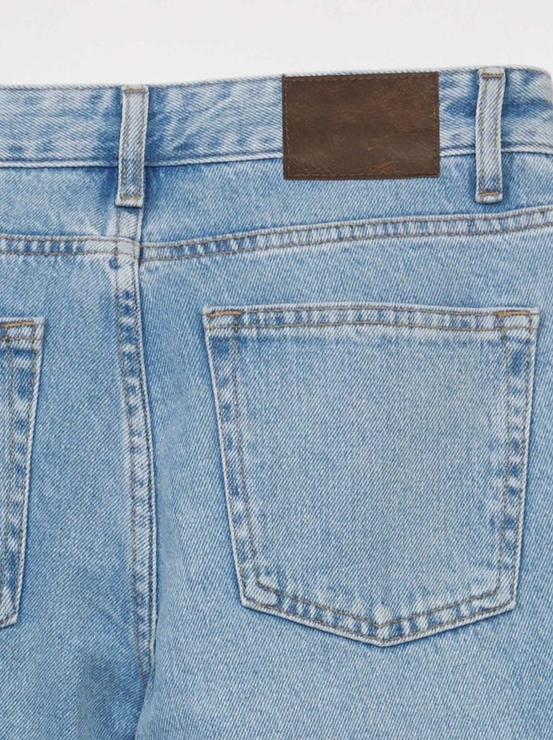 Rechte jeans - L34 BLAUW - Kiabi