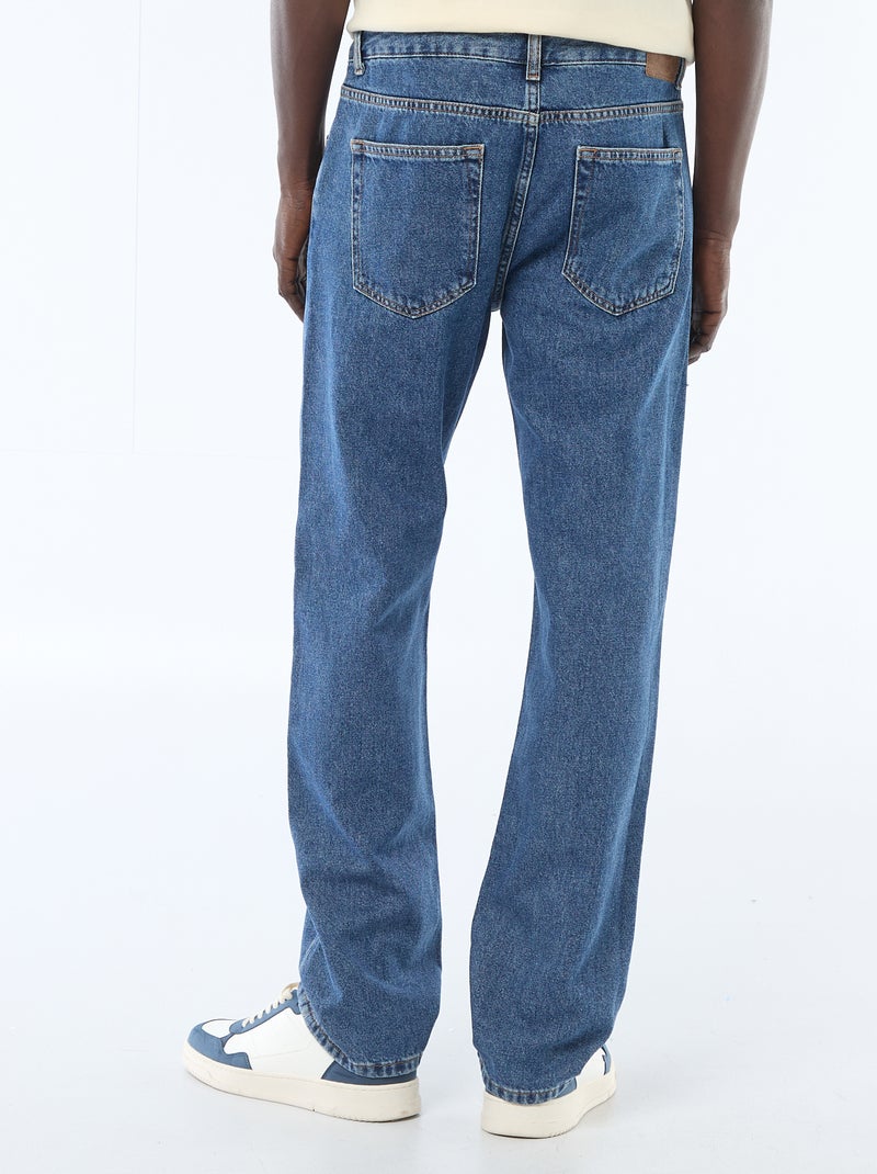 Rechte jeans - L34 BLAUW - Kiabi