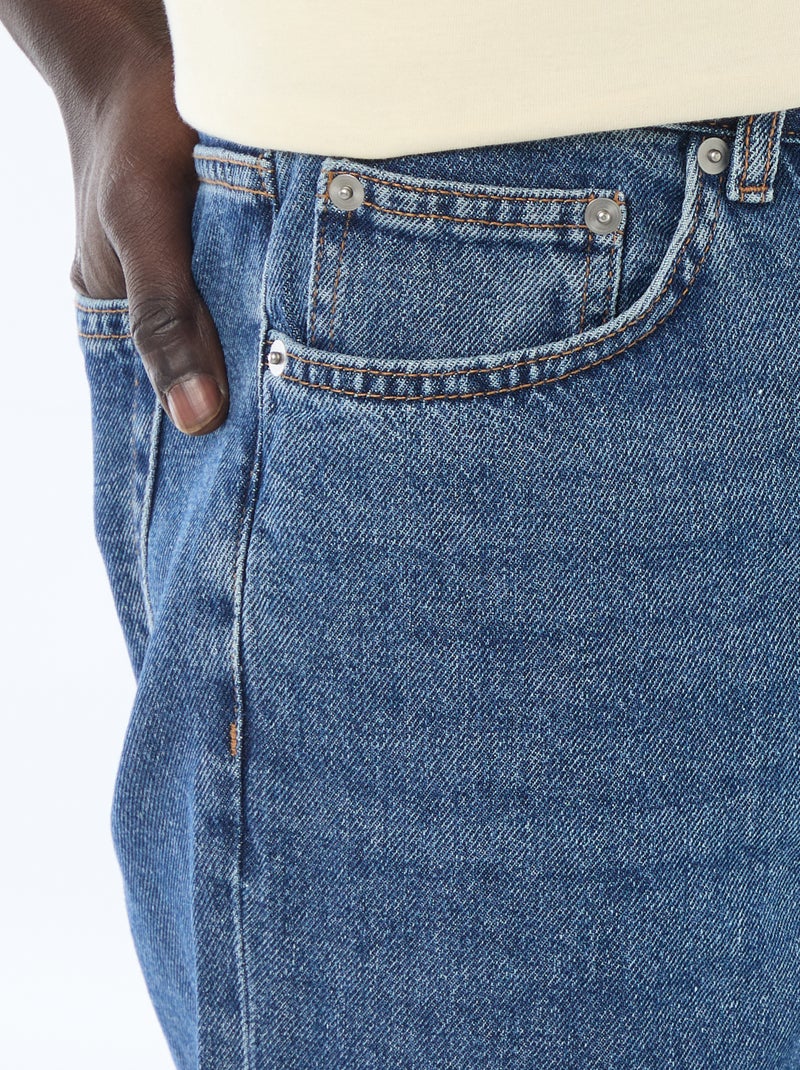 Rechte jeans - L34 BLAUW - Kiabi