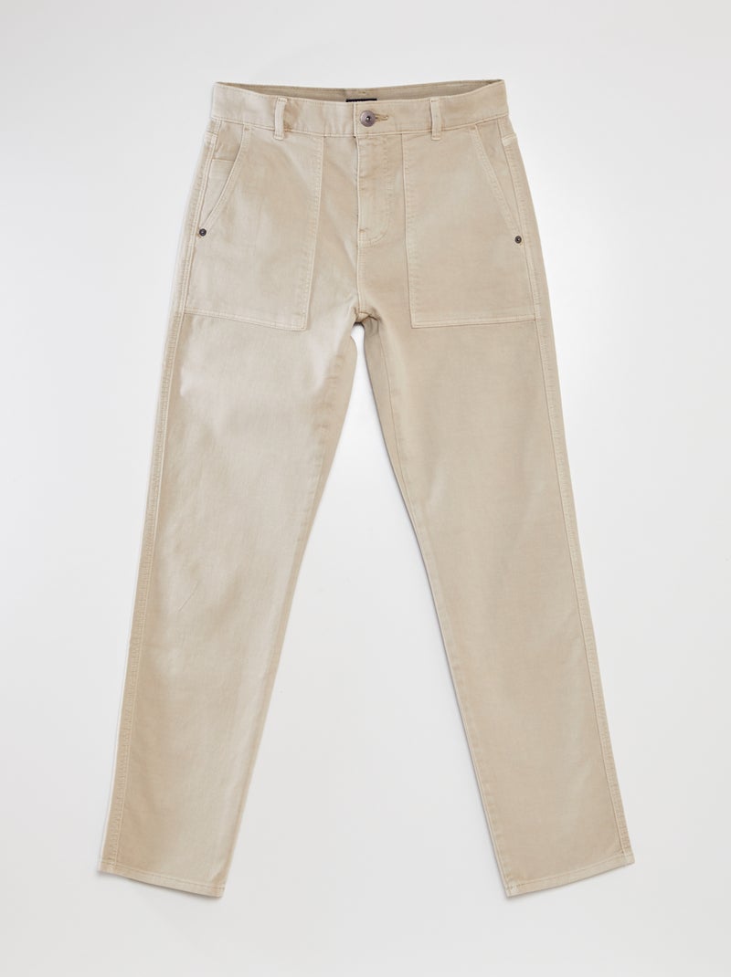 Rechte jeans GRIJS - Kiabi