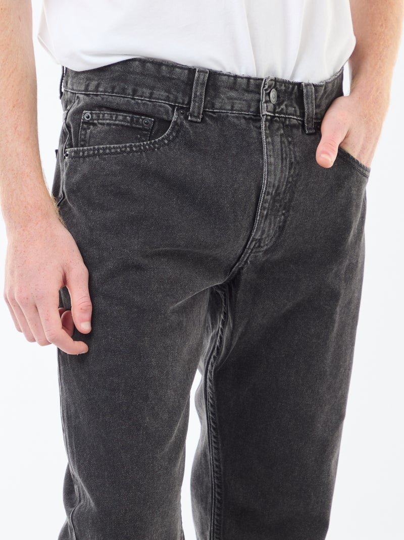 Rechte jeans GRIJS - Kiabi