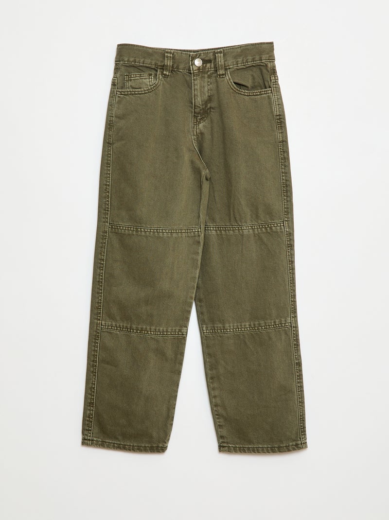 Rechte jeans Groen - Kiabi