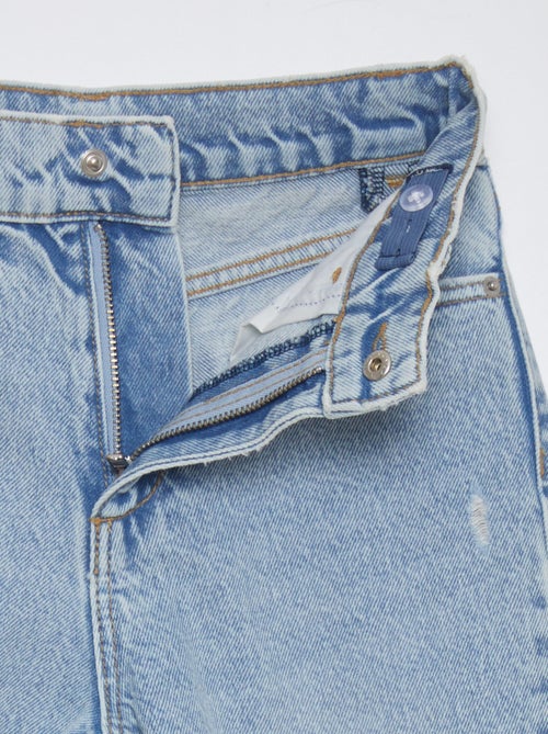 Rechte jeans met hoge taille - Kiabi
