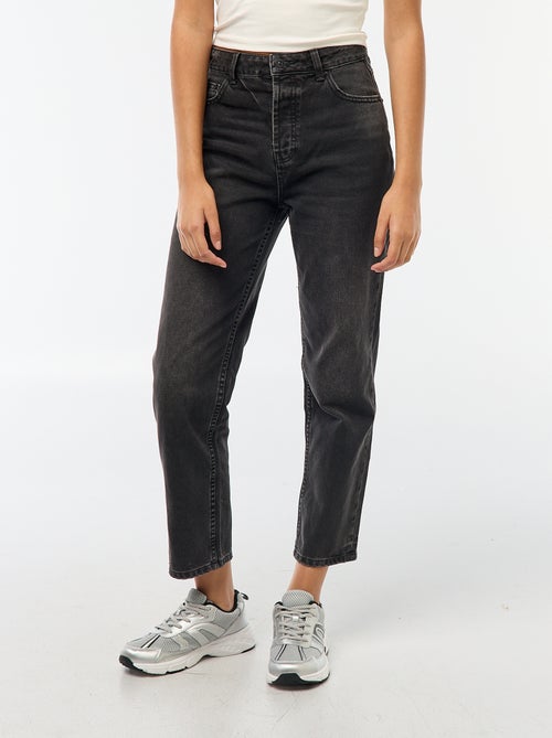 Rechte jeans met hoge taille - Kiabi Rechte jeans met hoge taille - Kiabi